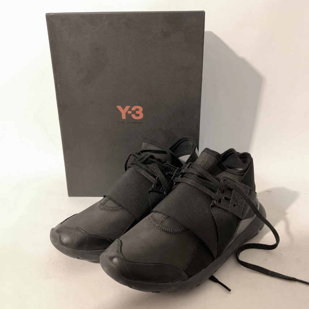 Y-3 Qasa Elle Lace Sneakers Black Women's Size 5.5